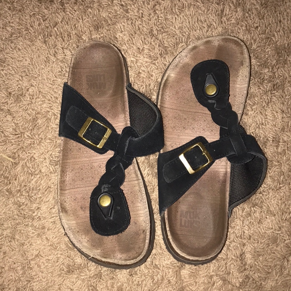 Knock off birkenstocks black